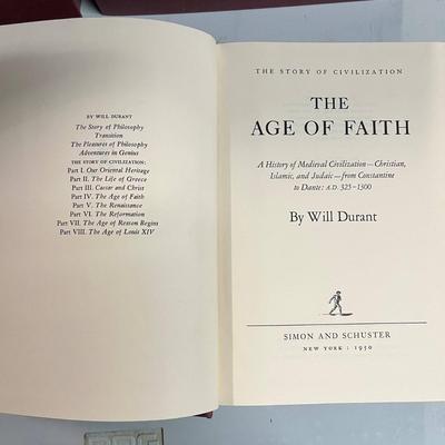 Vintage Will Durant Civilization Series Books (10 Books)
