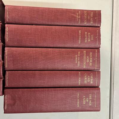 Vintage Will Durant Civilization Series Books (10 Books)