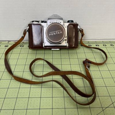 Vintage Honeywell Pentax Camera with Case & Nikonos Underwater Viewfinder