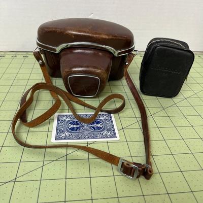 Vintage Honeywell Pentax Camera with Case & Nikonos Underwater Viewfinder