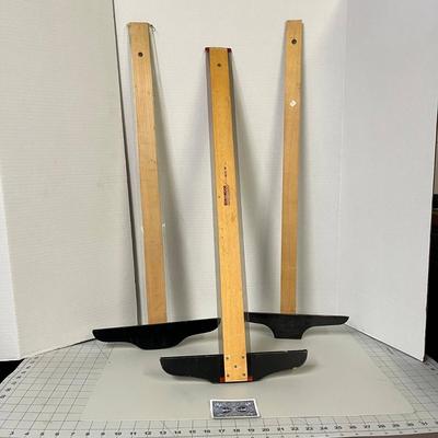Vintage Wooden T-Squares