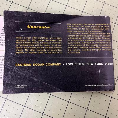 Vintage Kodak Instamatic M6 Movie Camera with Black Case