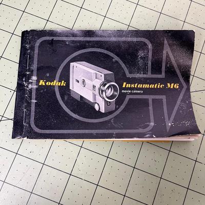 Vintage Kodak Instamatic M6 Movie Camera with Black Case
