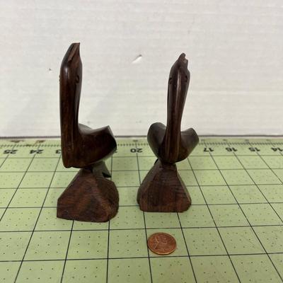 Wooden Pelican Statues