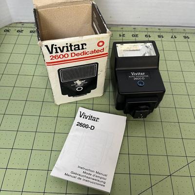 Canon EOS Rebel X - Film Camera with Vivitar Flash