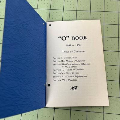 1951- 1953 Granite Highschool Handbooks & 1949-50 Olympus Jr High