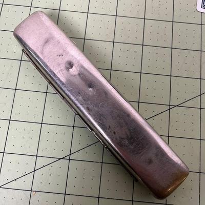 Vintage Tin Case and Bell