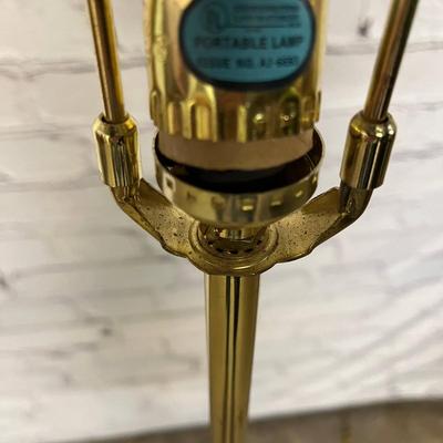 Brass Floor Lamp without Shade