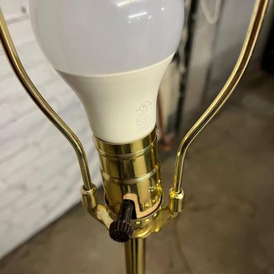 Brass Floor Lamp without Shade