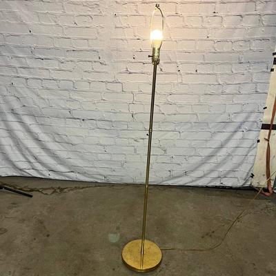 Brass Floor Lamp without Shade