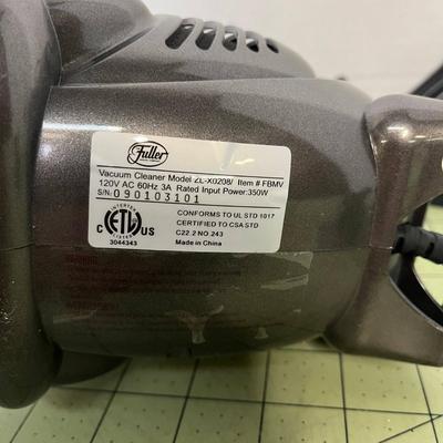 The Fuller Vacuum Cleaner - Works! Appears never used.