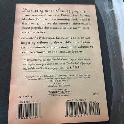 Encyclopedia Prehistorica Dinosaurs 3D Book