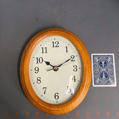 Analog Wooden Wall Clock