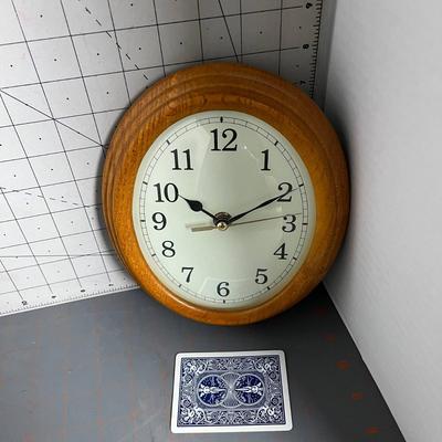Analog Wooden Wall Clock