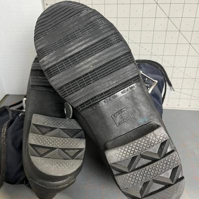 Steel Shank Snow Boots - Mens Size 9