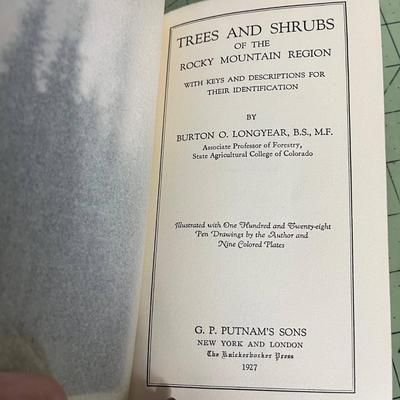 Trees and Shrubs of the Rocky Mountain Region