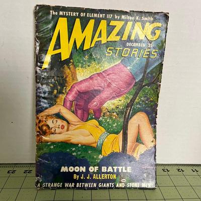Vintage Amazing Stories - December 1949 Edition