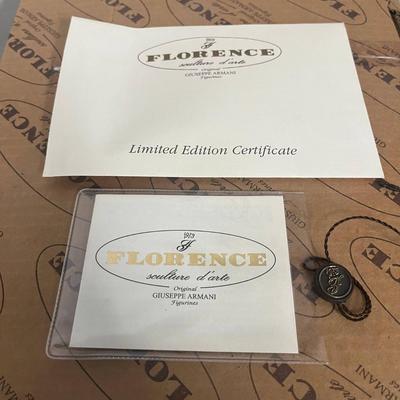 Limited Edition Florence Giuseppe Armani Figurine - 1973 Italy