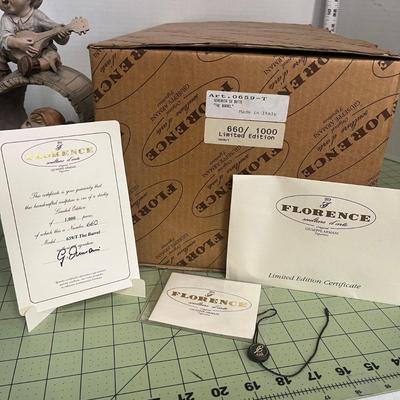 Limited Edition Florence Giuseppe Armani Figurine - 1973 Italy