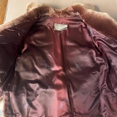 Joske's of Texas Faux Fur Coat - no listed size approximately a ladies medium