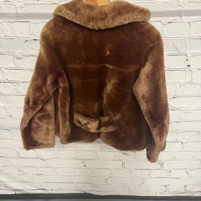 Joske's of Texas Faux Fur Coat - no listed size approximately a ladies medium