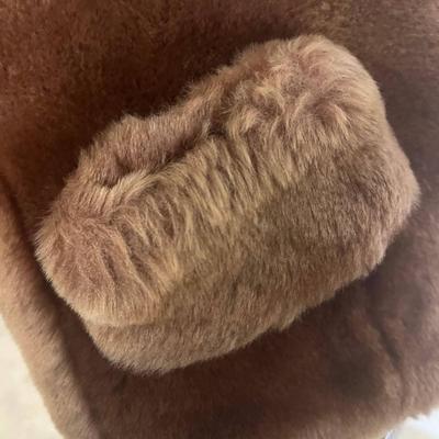 Joske's of Texas Faux Fur Coat - no listed size approximately a ladies medium