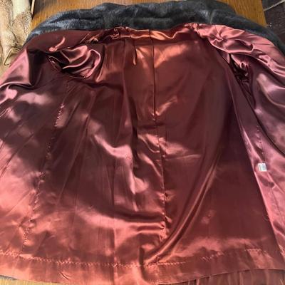 Black Faux Fur Coat- No listed size, approximately size medium