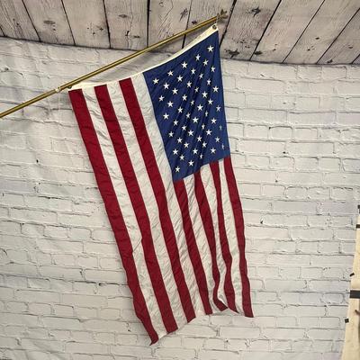 American Flag with Eagle Pole