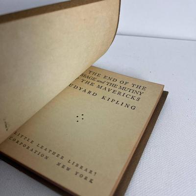 Vintage Rudyard Kipling Books-Little Leather Library