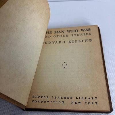 Vintage Rudyard Kipling Books-Little Leather Library