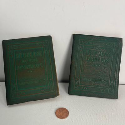 Vintage Rudyard Kipling Books-Little Leather Library