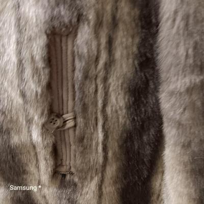 Dennis Basso Reversible Faux Fur Coat - Size 1XL