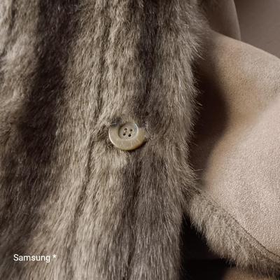 Dennis Basso Reversible Faux Fur Coat - Size 1XL