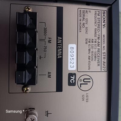 Sony FM/AM Digital Synthesizer 