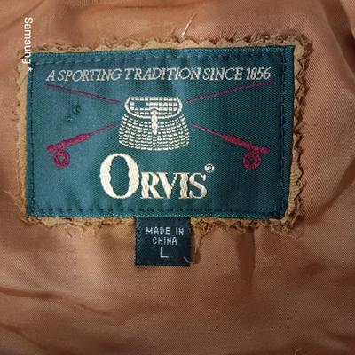 Orvis Leather Vest - Size Large great condition