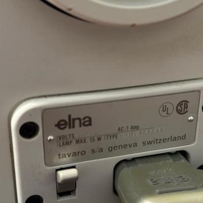 Lot 229 Sewing table with Elna super sewing machine