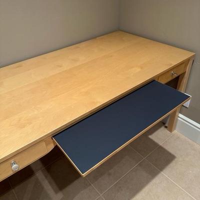 Lot 230 IKEA desk with matching file cabinet