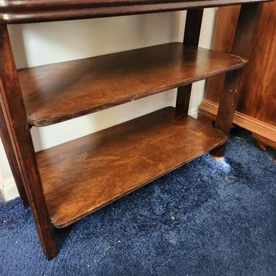 Vintage 3 Tier Side Table 25x13x23"H