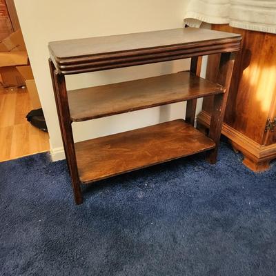 Vintage 3 Tier Side Table 25x13x23"H