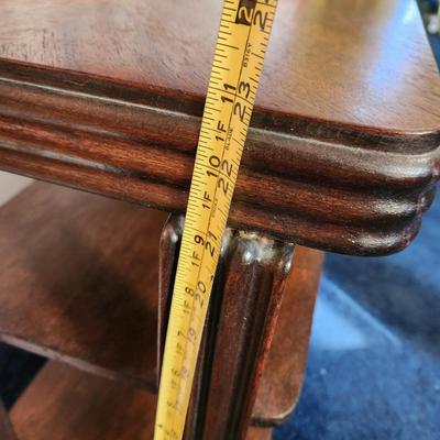 Vintage 3 Tier Side Table 25x13x23"H