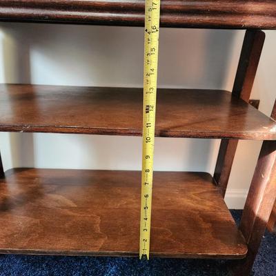 Vintage 3 Tier Side Table 25x13x23"H