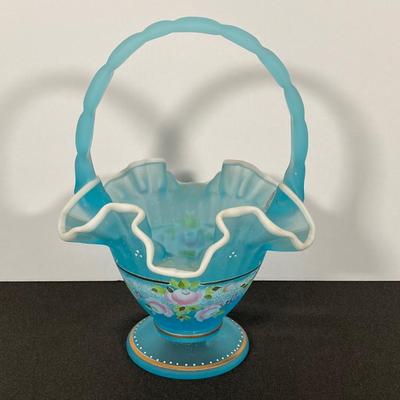 LOT 3J: Fenton Glass Messenger Exclusive and Charleton Collection Pair