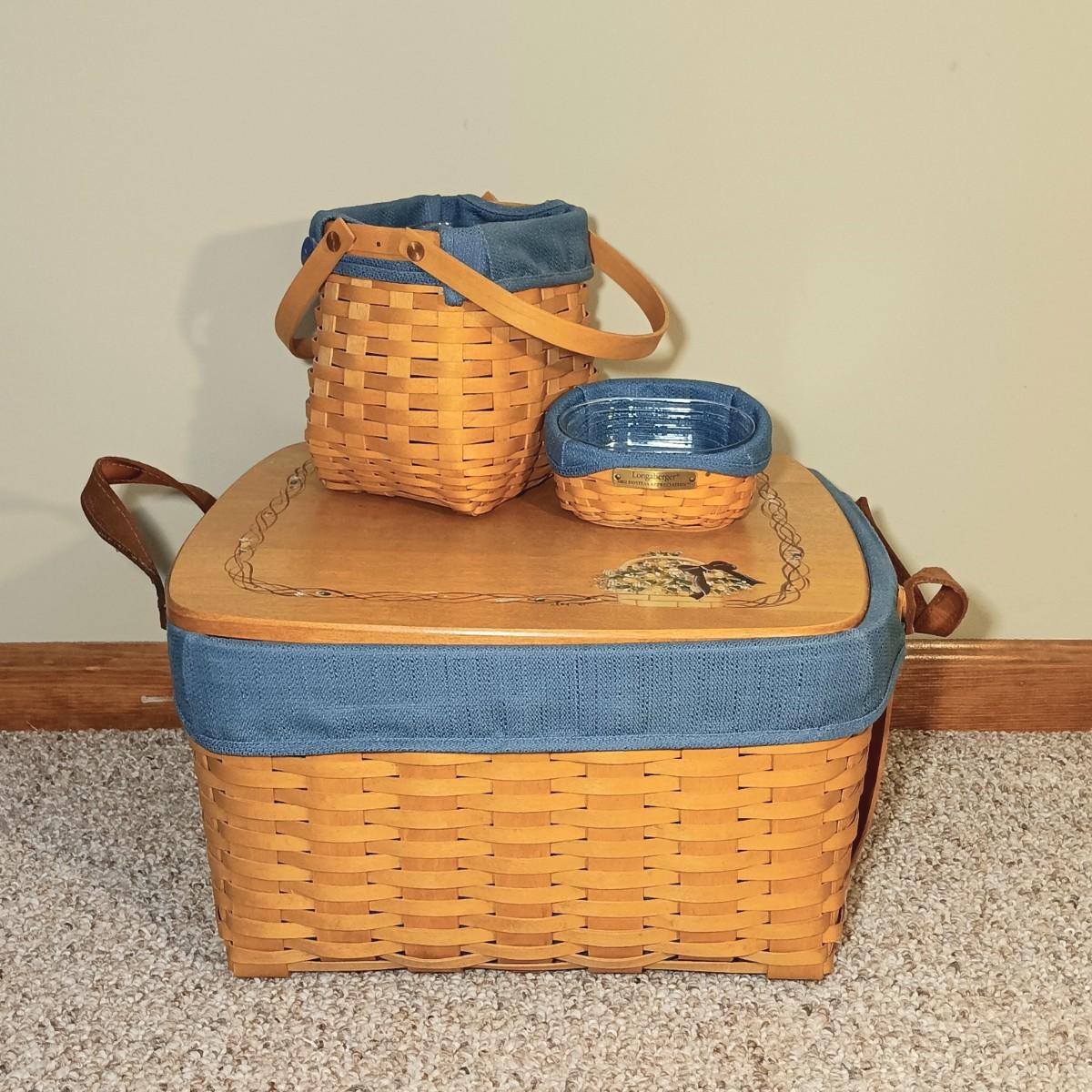 Longaberger blanket basket hotsell