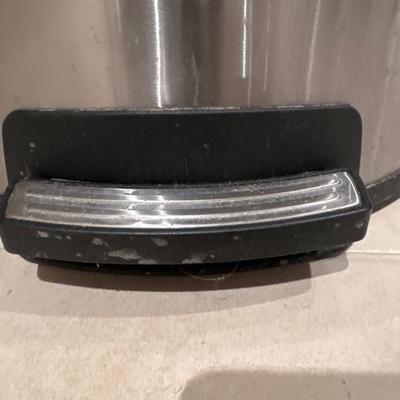 Lot 262 stainless steel trash can