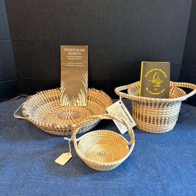 Lot 263 Sweetgrass baskets home decor
