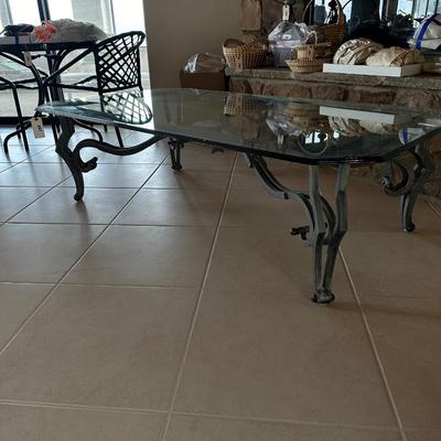 Lot 267 Glass coffee Table