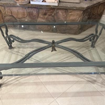 Lot 267 Glass coffee Table