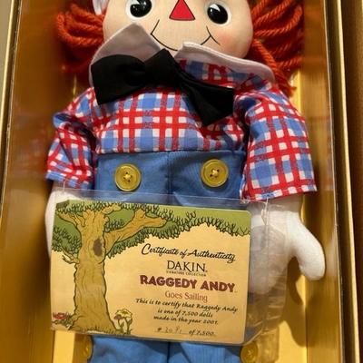 Lot 273 Raggedy Ann and Andy dolls by Dakin
