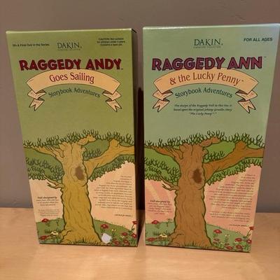 Lot 273 Raggedy Ann and Andy dolls by Dakin