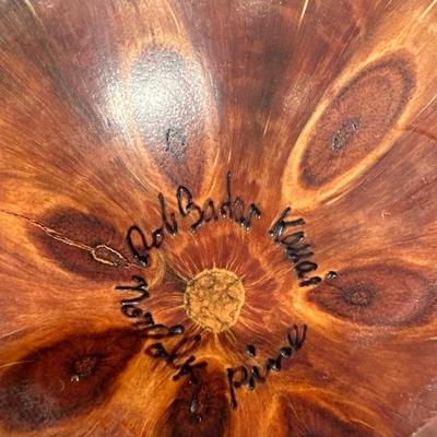 Lot 270 Two wood bowls